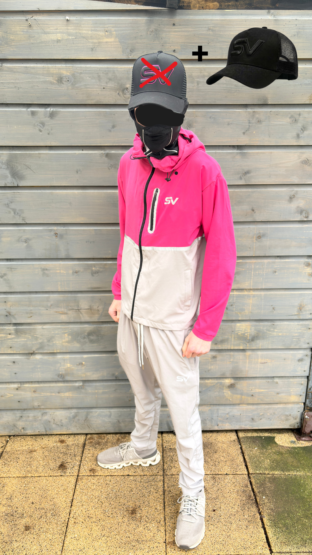 Pink Sv Set + Black Sv Cap